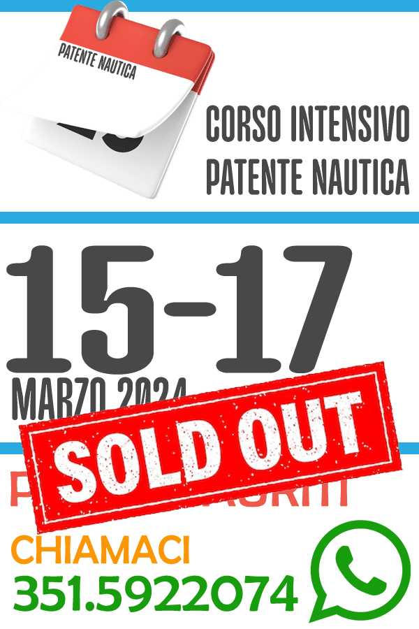 Corso Patente Nautica 15 Marzo 2024